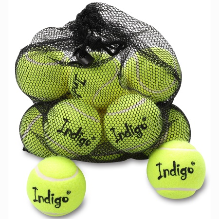 Купить Мяч для большого тенниса Indigo (12 шт в сетке) начальный уровень в Могоче 