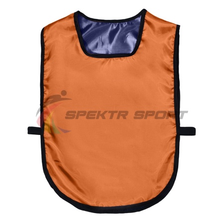 Купить Манишка футбольная двусторонняя универсальная Spektr Sport оранжево-синяя в Могоче 
